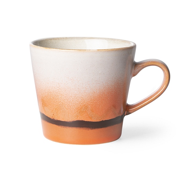 Cappuccino Tasse mars 70s Keramik