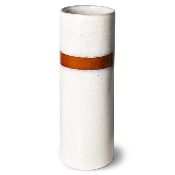 Vase L snow 70s Keramik