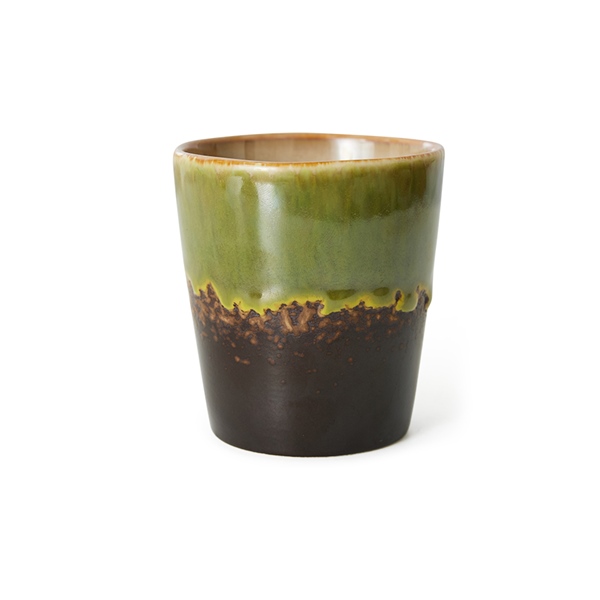Kaffee Becher algae 70s Keramik