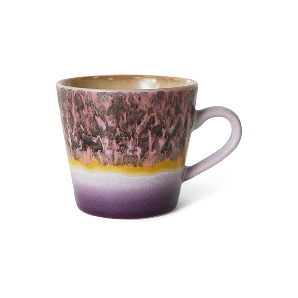 Cappuccino Tasse blast 70s Keramik